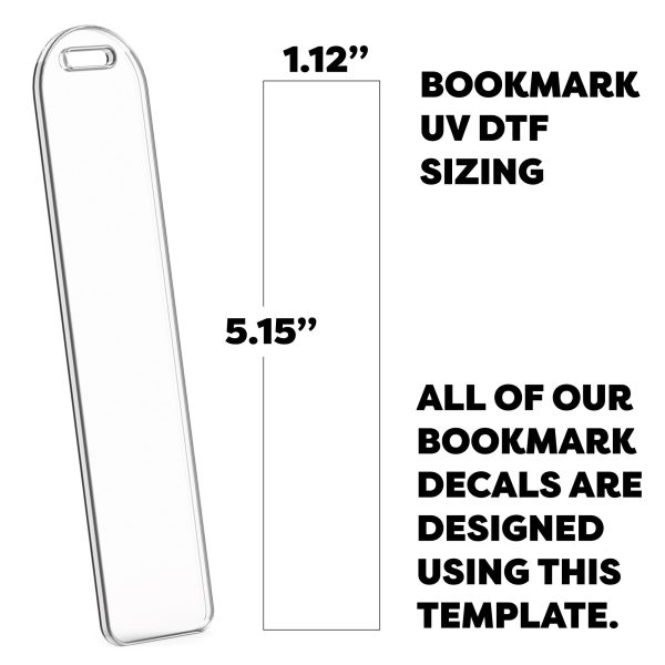 [ Double Sided ] Bookmark UV DTF Decal | Girly Bow Tumbler Discount - Image 4