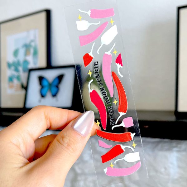 [ Double Sided ] Bookmark UV DTF Decal | Spicy Book Lovers Online now - Image 2