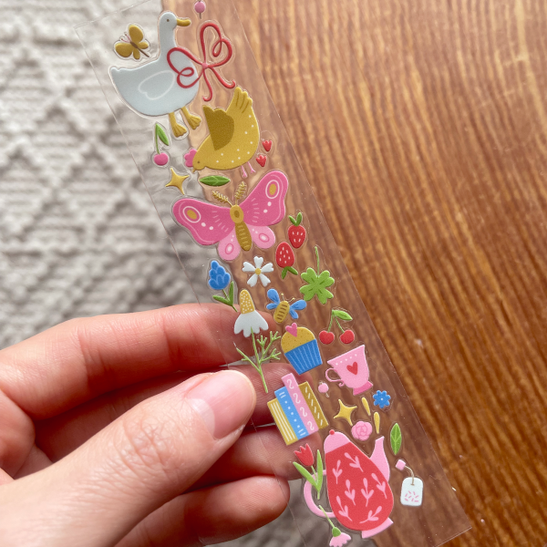 [ Double Sided ] Bookmark UV DTF Decal | Cottage Core Spring For Sale - Image 2