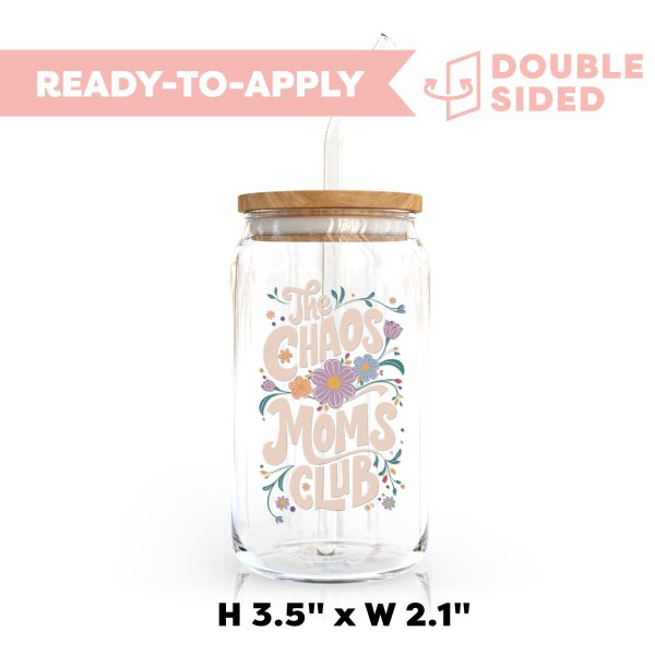 [ Double Sided ] UV DTF Transfer | The Chaos Moms Club Cheap - Image 3