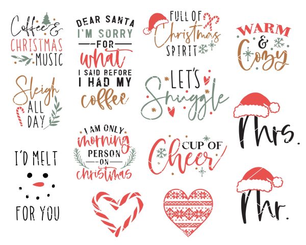Christmas Mug Making SVG Bundle | 25 Pack Online - Image 4