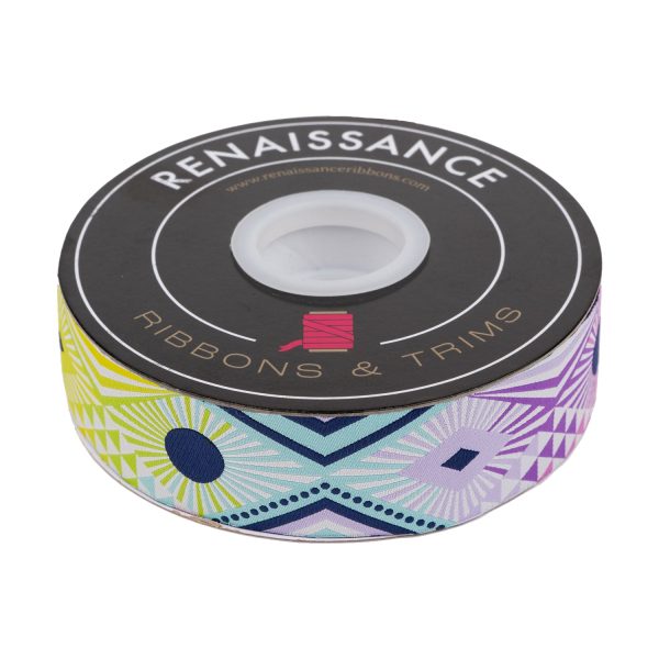 Renaissance Ribbons - Mega Lucy - 1-1 2  Width - Tula Pink Tabby Road Deja Vu - One Yard For Discount - Image 3