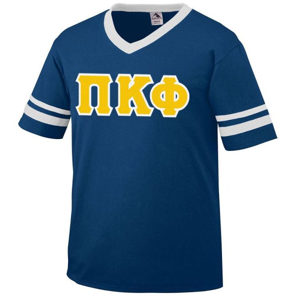 DISCOUNT-Pi Kappa Phi Jersey With Greek Applique Letters Sale