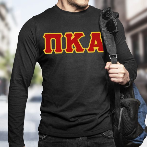 Pi Kappa Alpha Lettered Long Sleeve Shirt For Sale